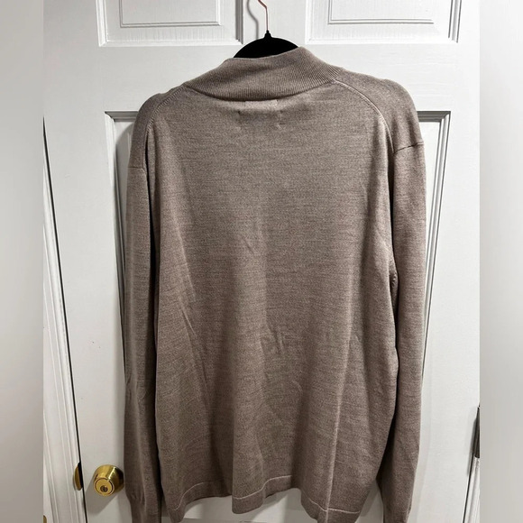 Joseph Abboud sweater size XXL quarter zip 100% extra fine merino wool​ - Picture 3 of 5